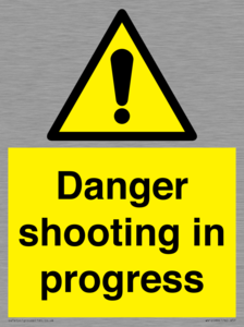 Danger shooting in progress